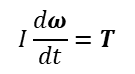 回転の運動量保存式