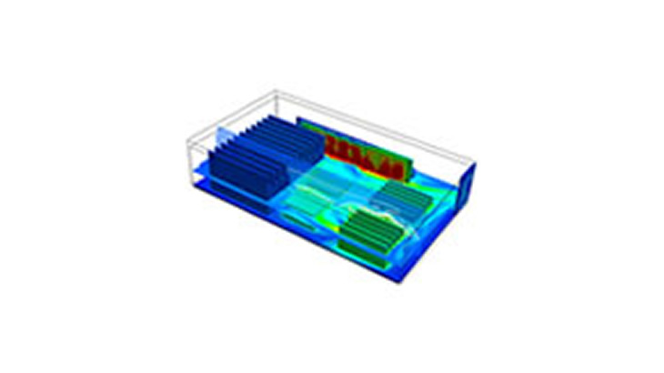 1500万要素を超える回路基板モデルの熱流体解析