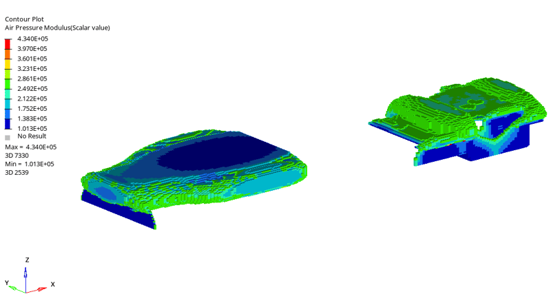 画像：最適パラメータセットを利用したInspirePolyFoamの計算結果