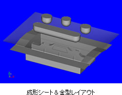 成形シート&金型レイアウト